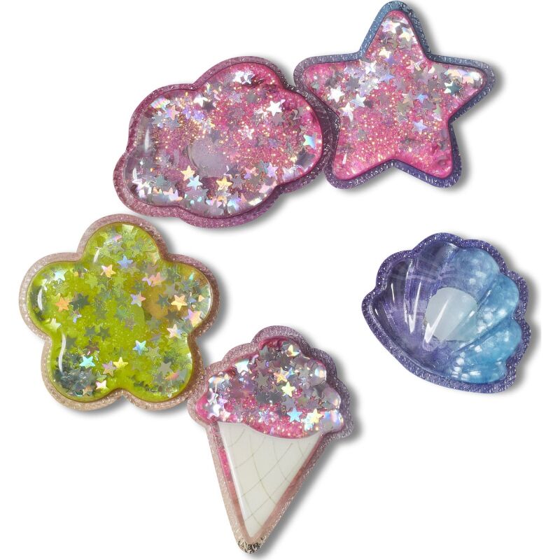 Crocs™ SQUISH GLITTER ICONS 5 PACK G1032400-MU