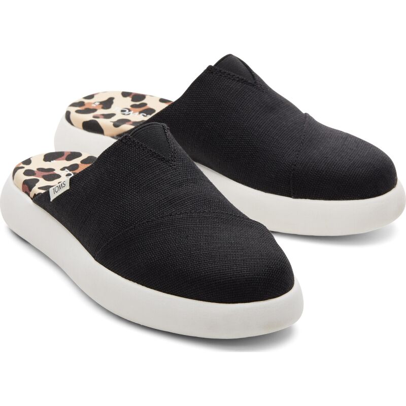 TOMS Heritage Canvas Women's Mallow Mule Sneaker Black