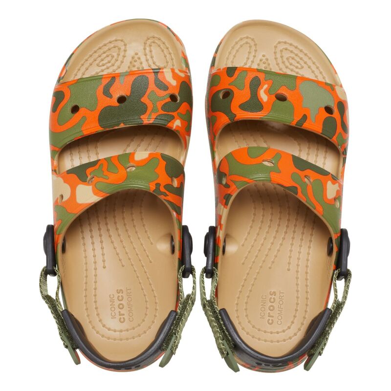 Сабо Crocs™ All Terrain Camo Sandal Kid's Tan/Multi