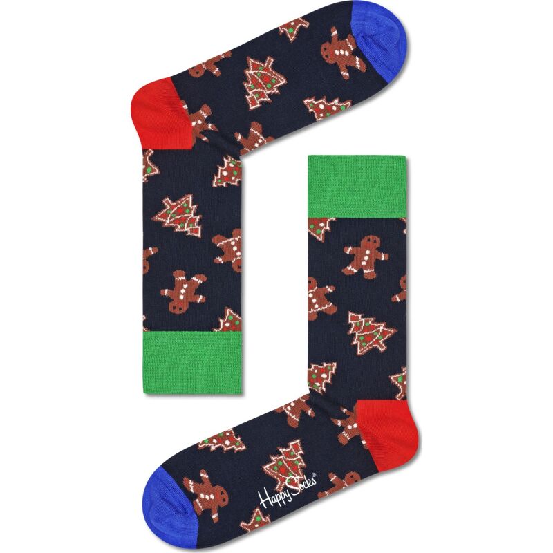 Happy Socks 4-Pack Gingerbread Cookies Gift Set Multi 6500