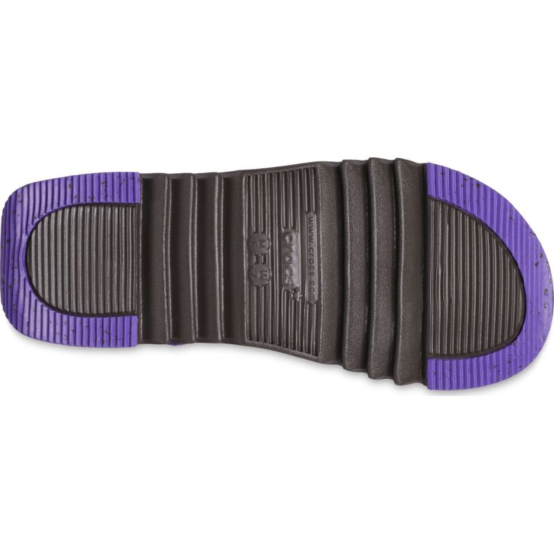Crocs™ Classic Hiker Xscape Sandal Espresso/Neon Purple