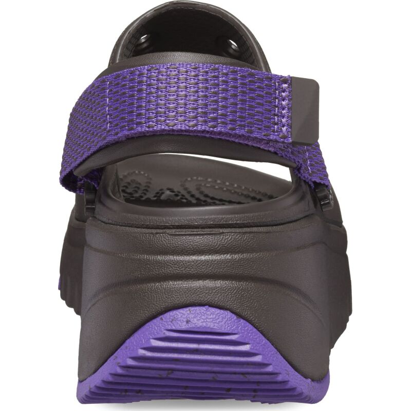 Crocs™ Classic Hiker Xscape Sandal Espresso/Neon Purple