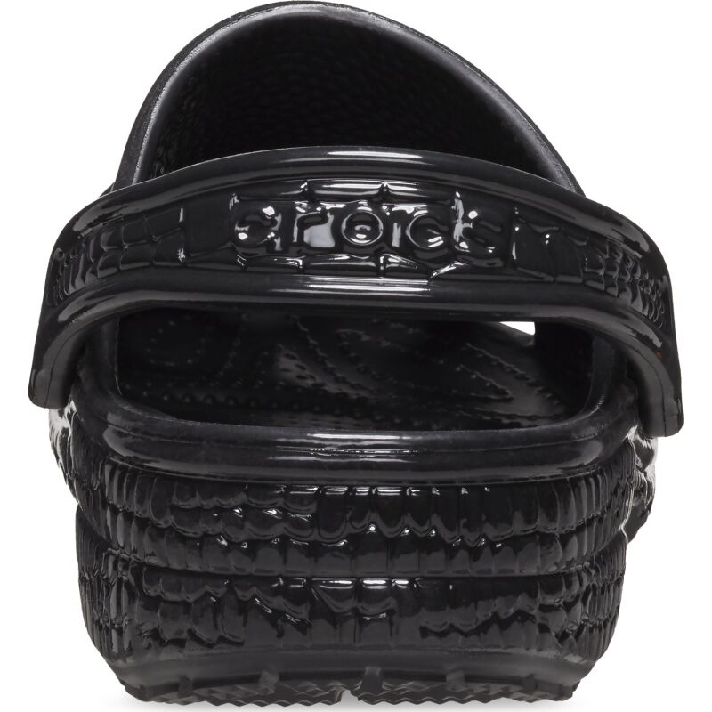 Crocs™ Classic Metallic Crocskin Clog 209093 Black