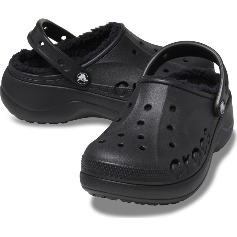 Crocs™ Baya Platform Lined Clog Black