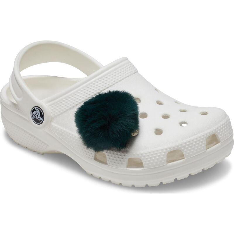 Crocs™ Green Puff Ball Multi