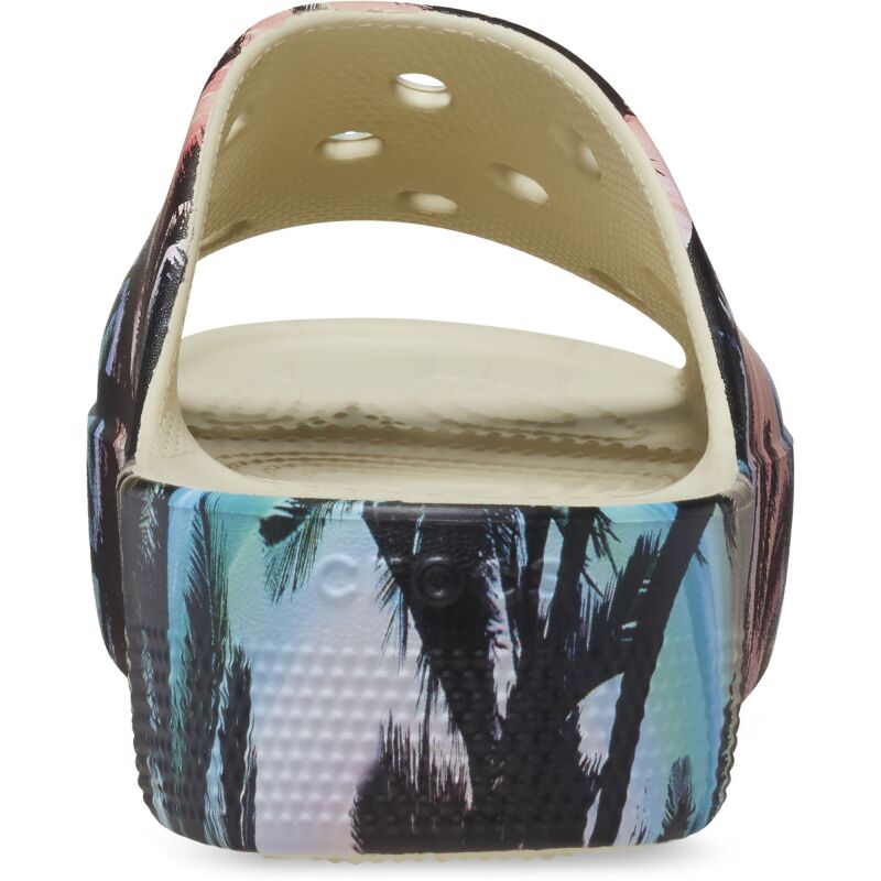Crocs™ Classic Platform Retro Resort Slide Bone/Multi