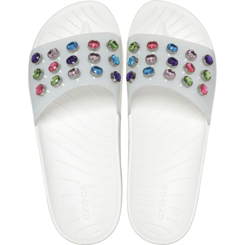 Crocs™ Splash Gem Slide White/Multi