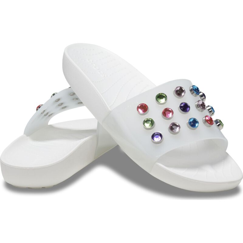 Crocs™ Splash Gem Slide White/Multi