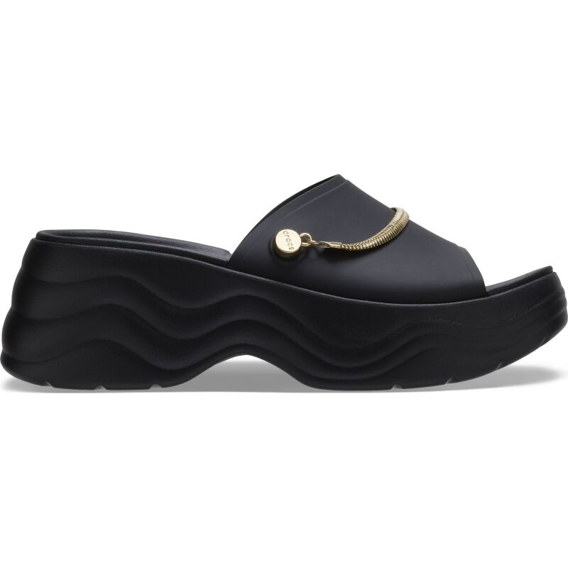 Crocs™ Skyline Chain Slide Black/Gold