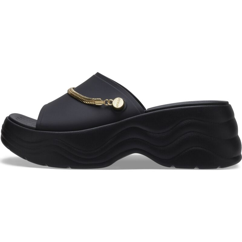 Crocs™ Skyline Chain Slide Black/Gold