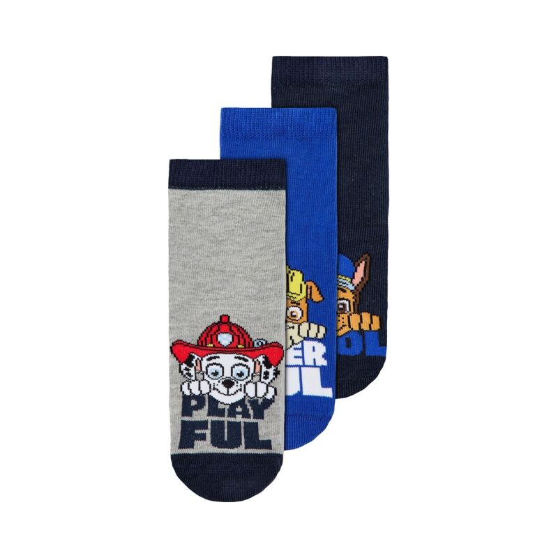 Name It PAW PATROL 3-PACK SOCK NOOS Dark Sapphire