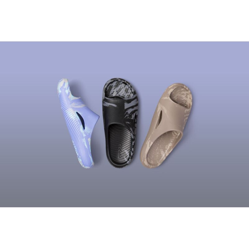 Crocs™ Mellow Marbled Slide Mushroom/Cobblestone