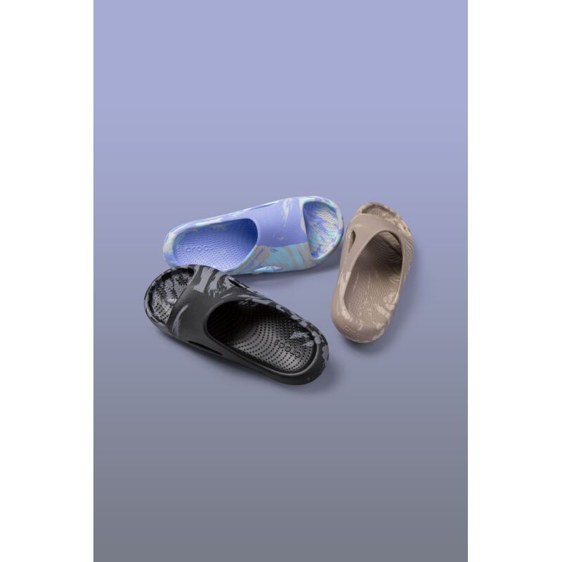 Crocs™ Mellow Marbled Slide Mushroom/Cobblestone