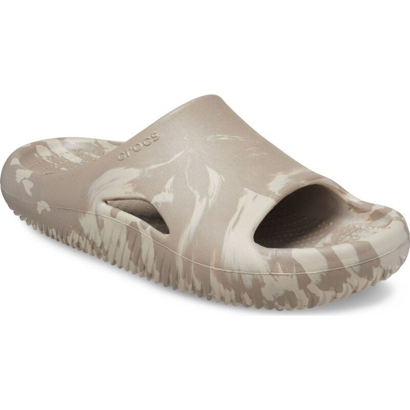 Crocs™ Mellow Marbled Slide Mushroom/Cobblestone