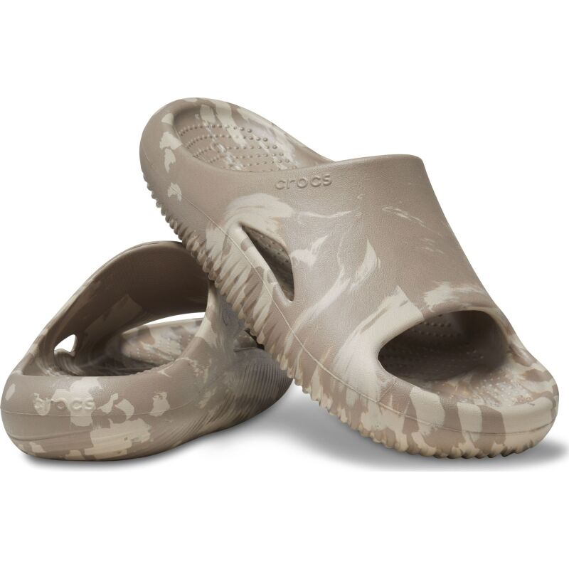 Crocs™ Mellow Marbled Slide Mushroom/Cobblestone