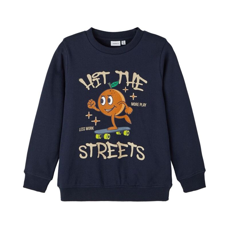 Name It LONG SLEEVED LOOSE SWEAT Dark Sapphire
