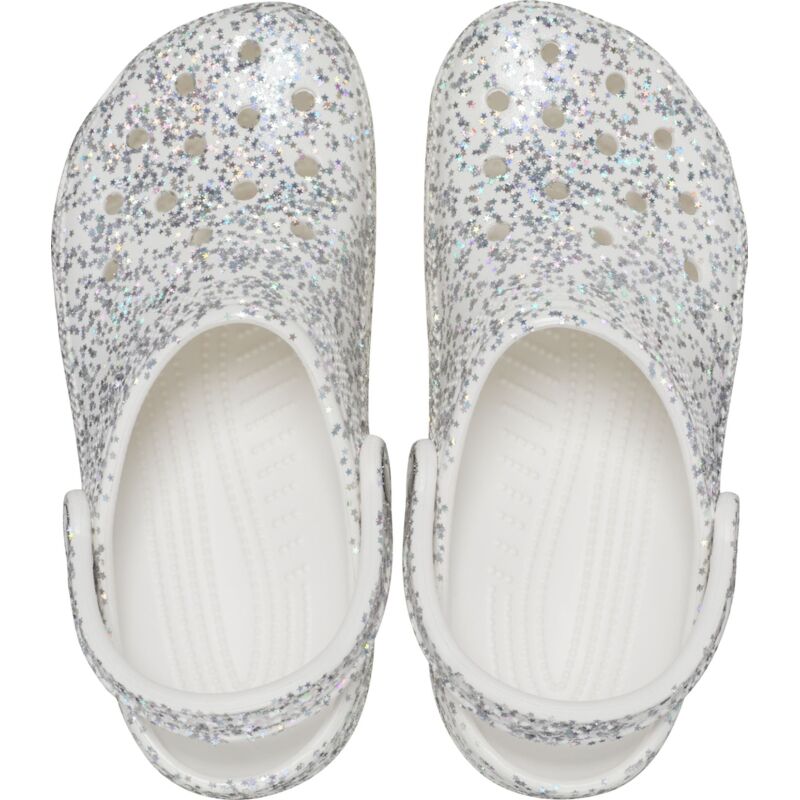 Crocs™ Classic Starry Glitter Clog White/SilGliter
