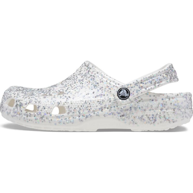 Crocs™ Classic Starry Glitter Clog White/SilGliter