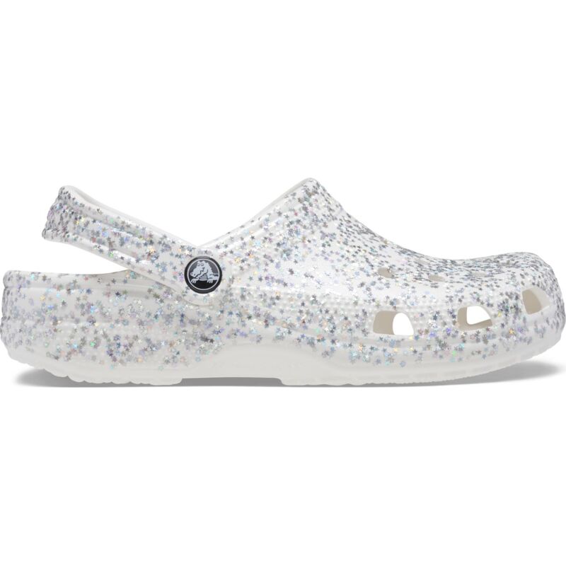 Crocs™ Classic Starry Glitter Clog White/SilGliter