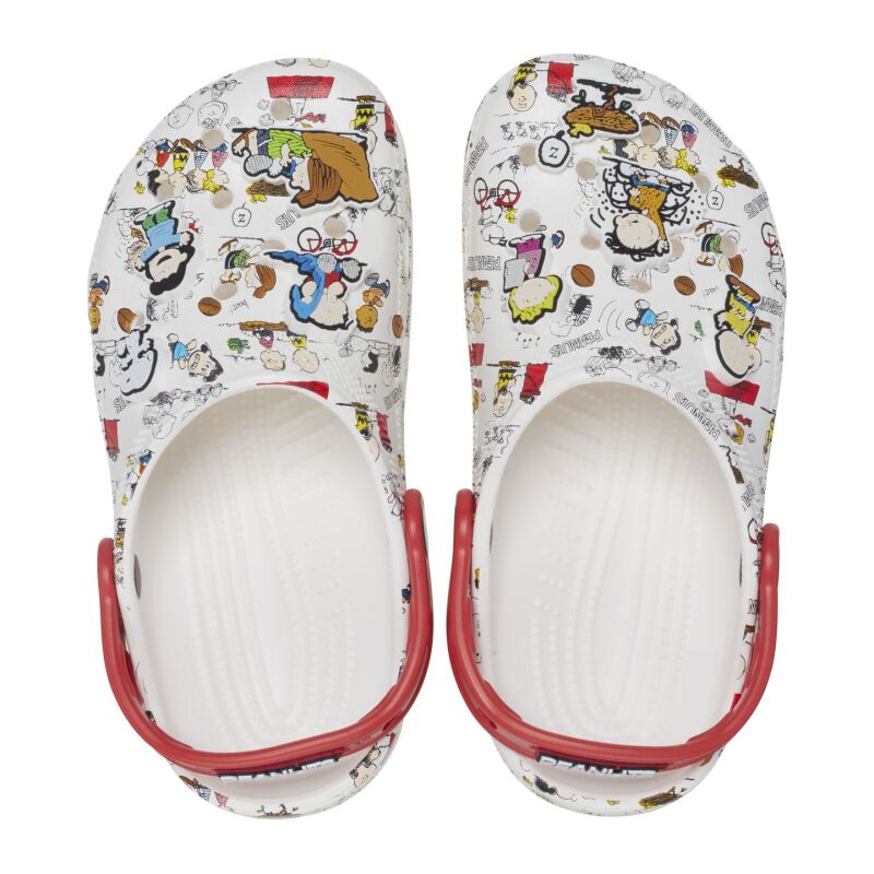 Crocs™ Peanuts Classic Clog Kid's White/Multi