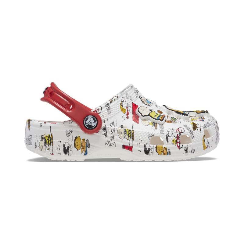 Crocs™ Peanuts Classic Clog Kid's 208631 White/Multi