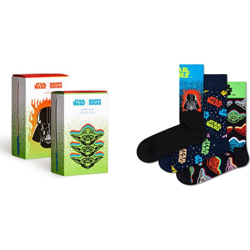 Happy Socks Happy Socks STAR WARS 3-PACK GIFT SET Black