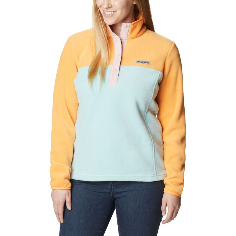 Columbia Benton Springs Snap Pullover Aqua Haze, Suns