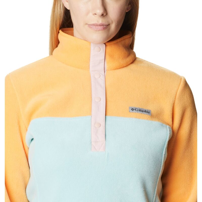 Columbia Benton Springs Snap Pullover Aqua Haze, Suns