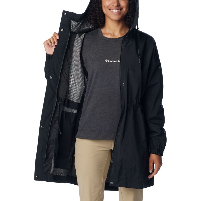 Columbia Splash Side Jacket Women's Black Crinkle