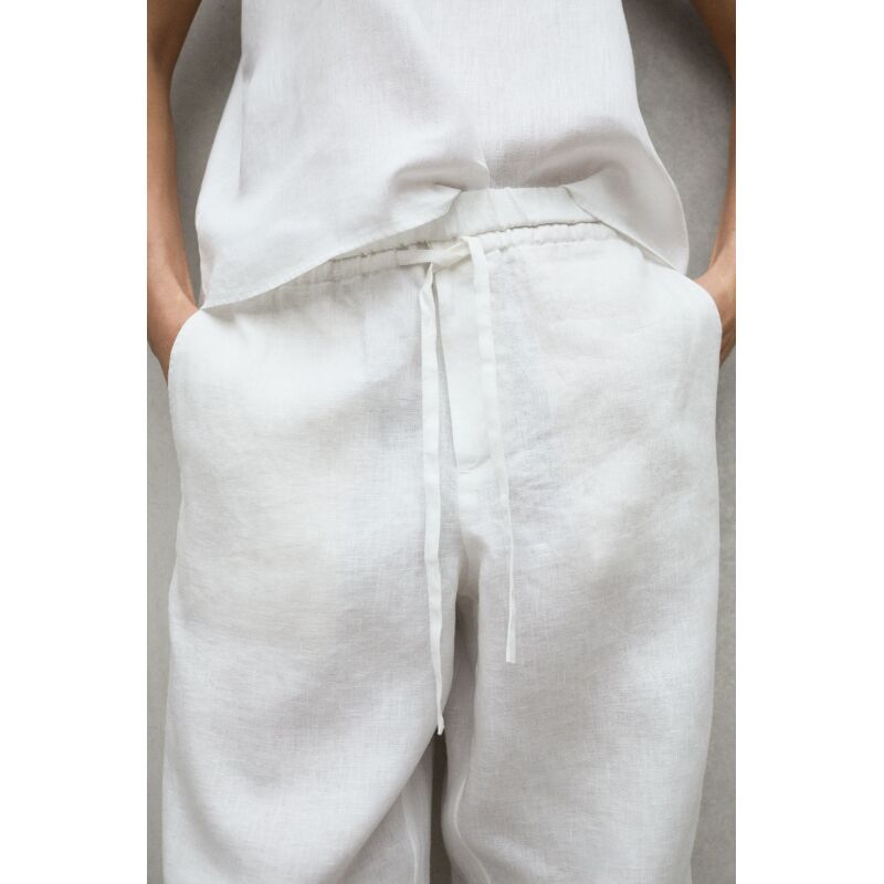 ECOALF INDIALF PANTS WOMAN White
