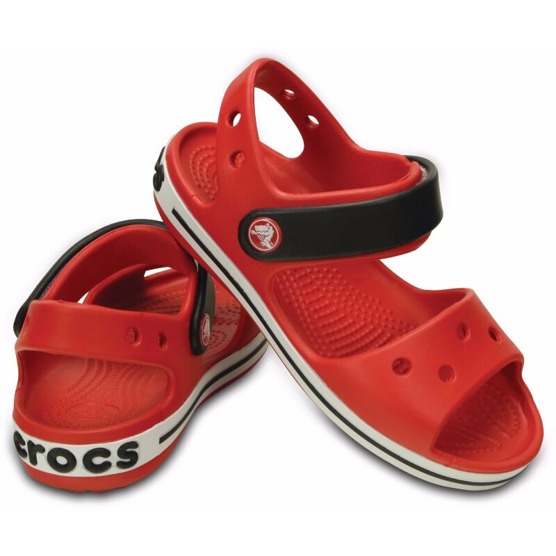 Crocs™ Kids' Crocband Sandal Flame/White