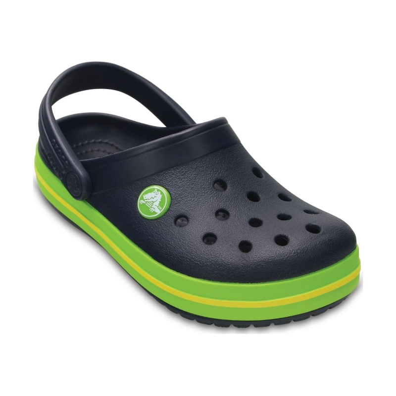 Crocs™ Kids' Crocband Clog Navy/Volt Green