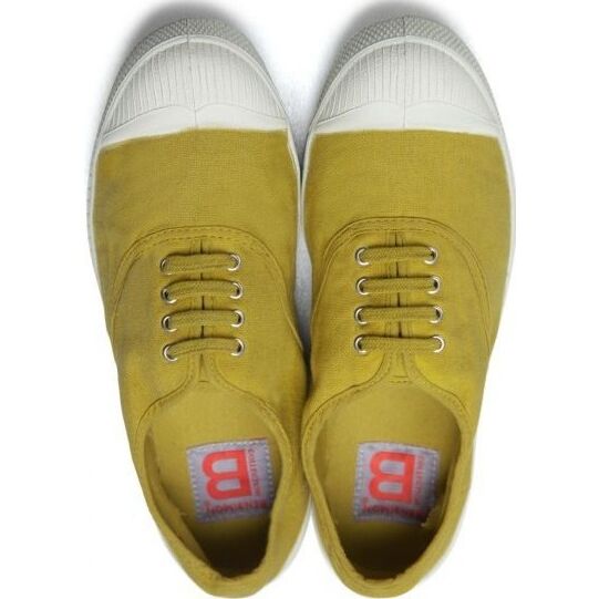 BENSIMON Tennis Lacets JAUNE ANIS