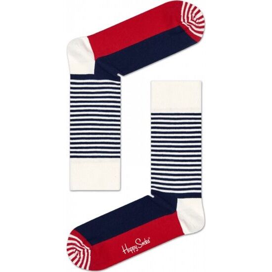 HAPPY SOCKS Big Dot Box Navy/Red/White