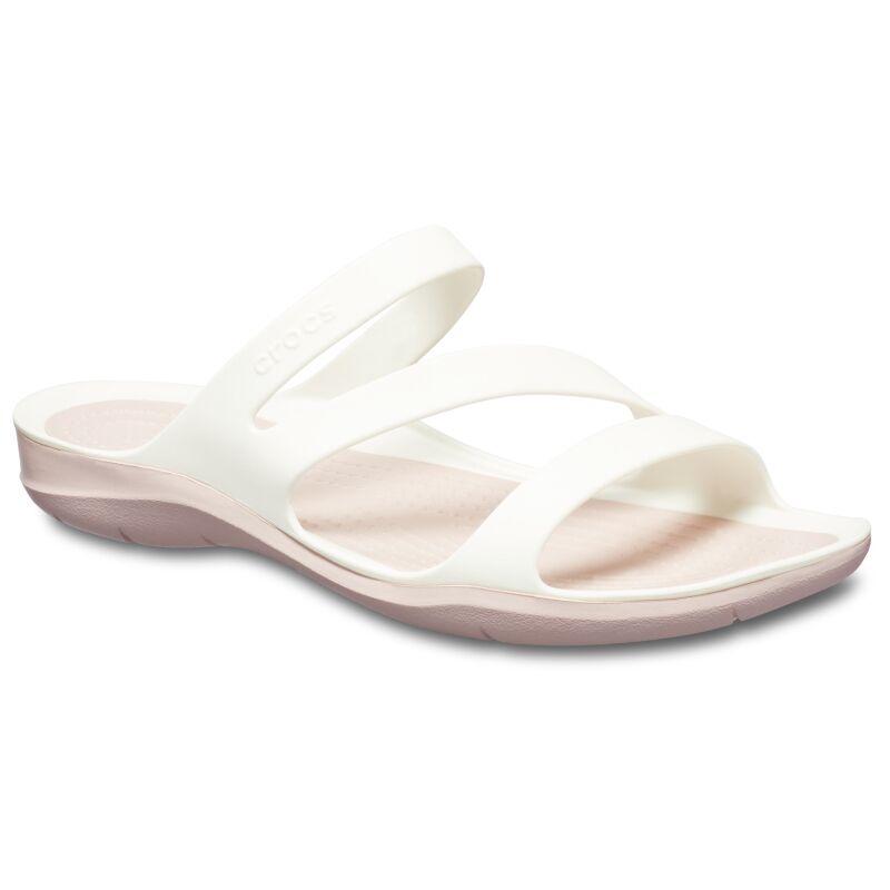 Crocs™ Women's Swiftwater Sandal White/Rose Dust