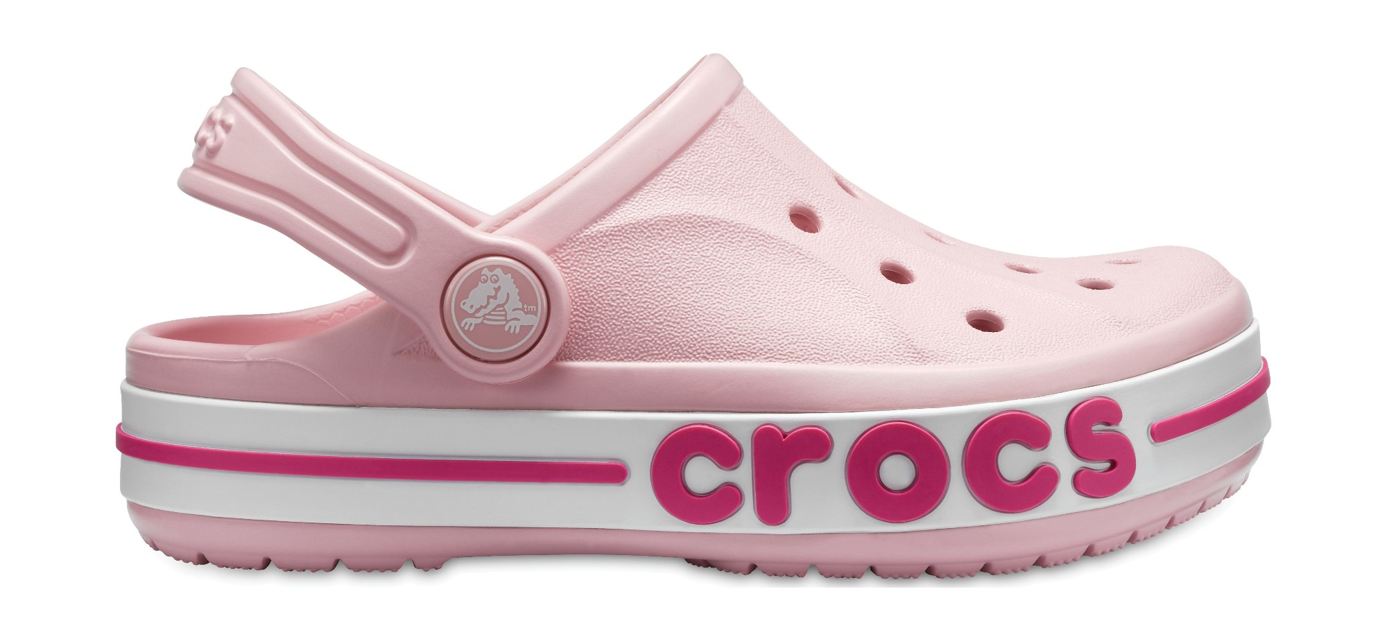petal pink crocs