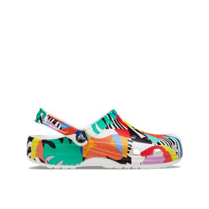 Crocs™ Classic Retro Resort Clog White/Multi
