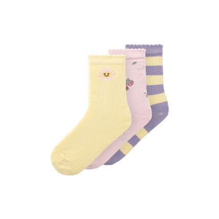 Name It DULA 3P SOCK Double Cream