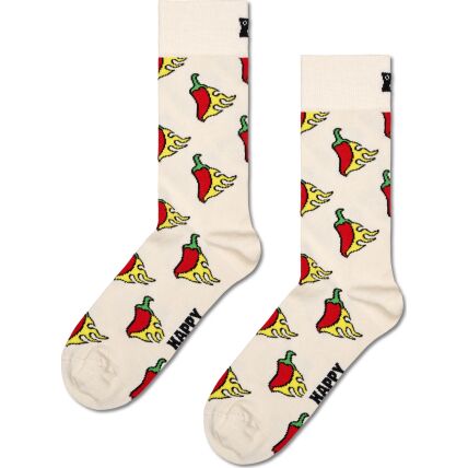 Happy Socks Hot Chili White