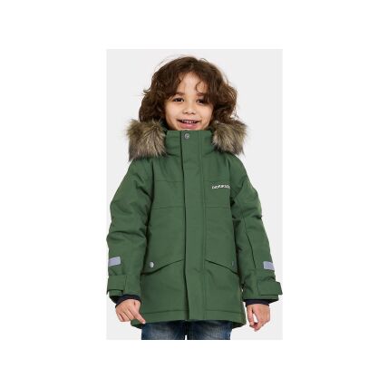 DIDRIKSONS BJARVEN KID'S PARKA 3 Pine Green