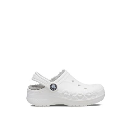Crocs™ Baya Lined Clog Kid's 207500 White/Light Grey