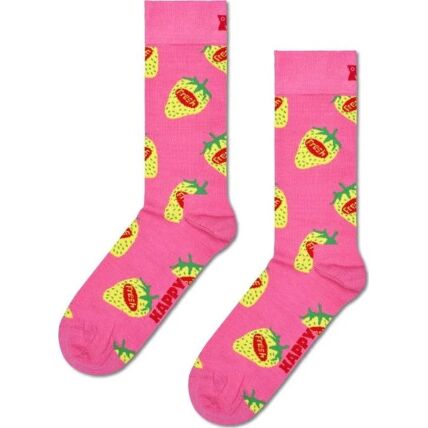 Happy Socks Strawberry Fresh Pink