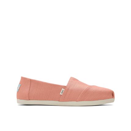 TOMS Heritage Canvas Women's Alpargata Peach Pink