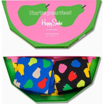 Happy Socks 2-Pack Fruit Socks Gift Set Multi 6300