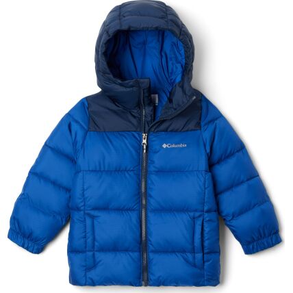 Kid's Columbia PUFFECT HOODED JACKET Mountain Blue/ Collegiate Navy