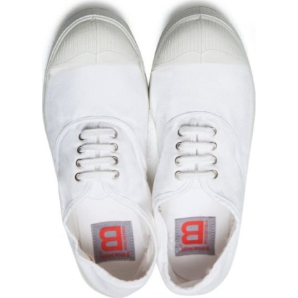 BENSIMON Tennis Lacets BLANC