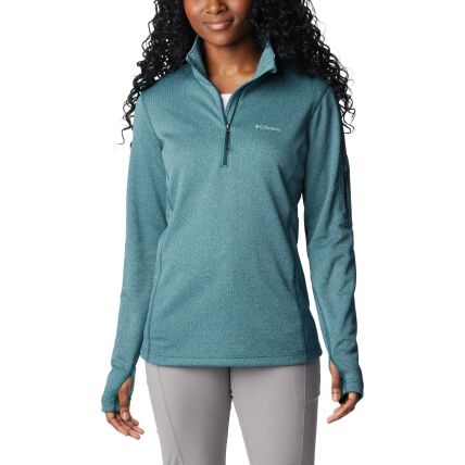 Columbia Park View Grid Fleece Zip Women's Night Wave Heat