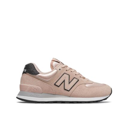 New Balance WL574 Nubuck Pink/Glittered