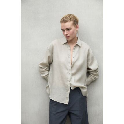 ECOALF DARIAALF LINEN SHIRT WOMAN Mist