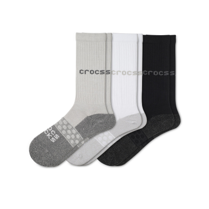 Crocs™ Adult Crew Sol 3-Pack Socks Multi